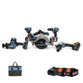 Senix - X2 18V 5 Piece Combo Kit S1 | S2K5B1-01